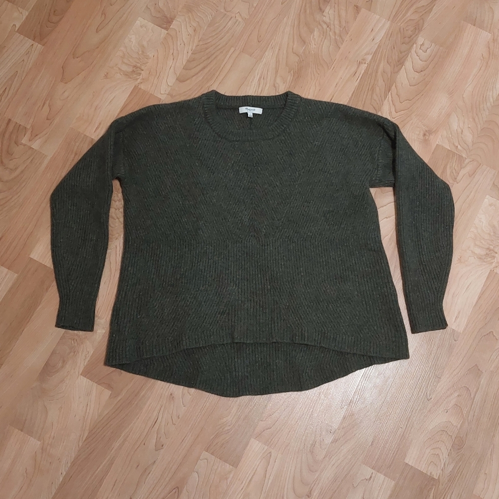 Green Madewell Merino Wool Sweater